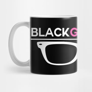 Black Girl Nerds Logo - White Glasses Mug